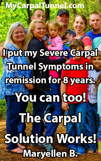 the carpal solution works even for severe carpal tunnel syndrome pain