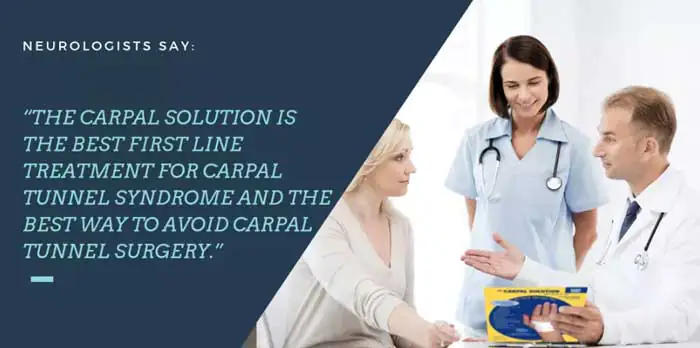 Doctor Recommends: Best Alternative Carpal Tunnel Treatment 9 The case for the Carpal Solution as Best Practice in Carpal Tunnel Syndrome Treatment is a “slam dunk”.