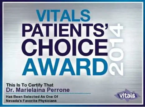 VITALS PATIENTS' CHOICE AWARD 2014