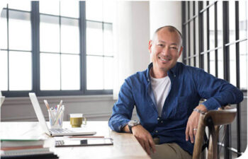 Man smiling