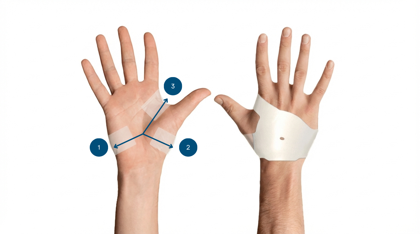 1. Applies Tension to 3 Key Areas