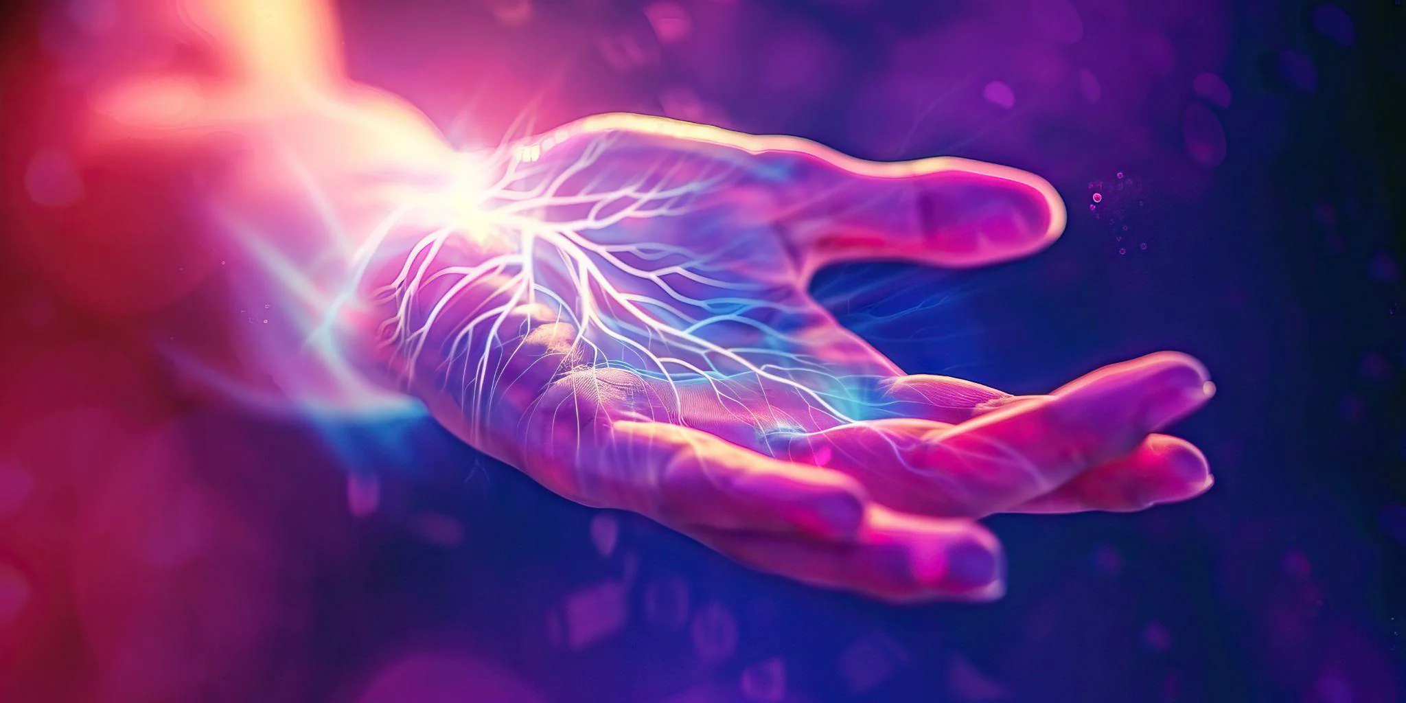 carpal tunnel go away on its own: Image of hand with extreme nerve pain from trapped inflammation or swelling