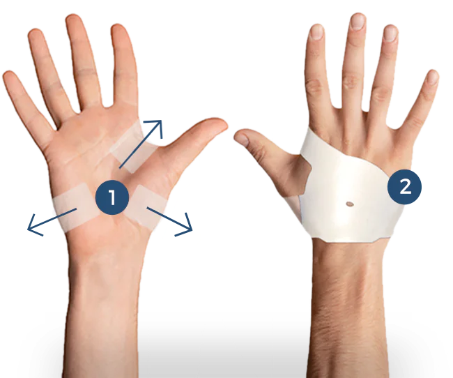 two hands